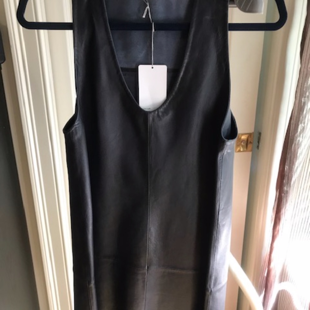 Zadig and Voltaire Leather dress - Picture 2 of 8